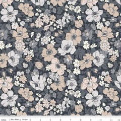 1/4 Yard Liberty Fabrics Flower Show Pebble Cosmos Field A Floral Quilt Cotton