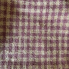 Koplavitch & Zimmer Anneker Check Mulberry 100% Silk Upholstery Fabric 54″ W