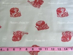BTY Riley Blake INDIAN MOTORCYCLE ENGINES Print 100% Cotton Quilt Fabric Yard
