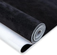 Suede Auto Headliner Fabric 36″ L × 60″ W with Foam Backing – Black Interior …