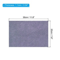 Soft Felt Sheets Glitter Self Adhesive Light Fiber Purple 11.8″ x 7.8″ 6pcs