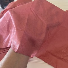 SILK PEACH PINK FABRIC 3 Yards x 21 Inches Wide or 108 Inches