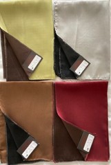 Lot of 26 Lovely fabric samples Novus Textiles -17″x26″ ea- poly & acetate NEW