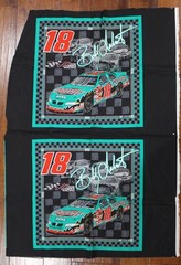 Bobby Labonte #18 Interstate Batteries Nascar Cotton Fabric 35″X21″