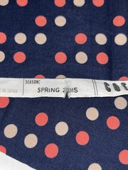 1 2/3 Yards Cotton + Steel Lucky Strikes Dime Store Dot Fabric Prewashed Blue