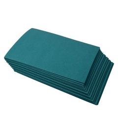 15 Sheets Teal Polyester Felt Sheet Stiff Fabric 20x30cm 5/64 Thick