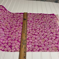 SILK Fuchsia Multicolor FABRIC 16 Yards x 15 Inches Wide or 576 Inches x 15 Wide