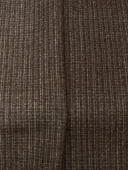 $38 for 2 Yards 100% Real Wool (Flannel) Fabric Checkered, Used for Jackets