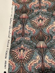 Camelot Fabric By Hoffman International Fabrics Art Nouveau Style 1.3 Yards