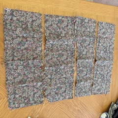 Vintage Upholstery Fabric Scrap Lot 4.5 lbs Tapestry Brocade Floral Swatches