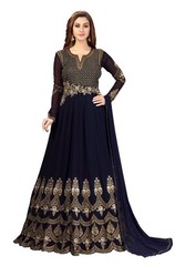 Women’s Georgette Embroidery Salwar Suit Anarkali Kurta Set with Dupatta (G42…