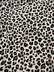 Leopard or Cheetah Spots Animal Print – 100% Rayon Challis Fabric