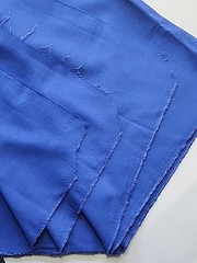 Royal Blue Twill Sewing Fabric 56″w X 3yds Clothing Drapery Quilt Rayon Vintage