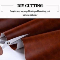 Ramya Brown-a Faux Leather Sheet 12″x53″