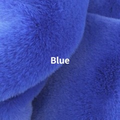 Solid Faux Rabbit Fur Fabric Plush Thick Fluffy Furry Cloth for Sewing By Meter