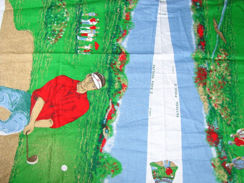 Princess Fabrics “Boxer Bonanza Masters” Panel 46″ W x 35″ L Cut n Sew Vintage