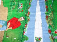 Princess Fabrics “Boxer Bonanza Masters” Panel 46″ W x 35″ L Cut n Sew Vintage
