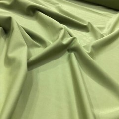 Poly Recycle Solid Pistachio Matte Finish Polyester Spandex Fabric Stretch ♻️