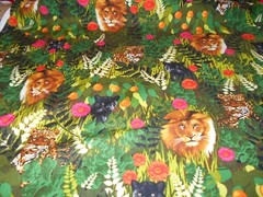 1 yard Kanvas Studios Sew Rousseau Jungle Animals Fabric