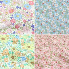 Quilting Charm Packs 42 PCS 5×5 Inch Pastel Spring Floral Cotton Squares