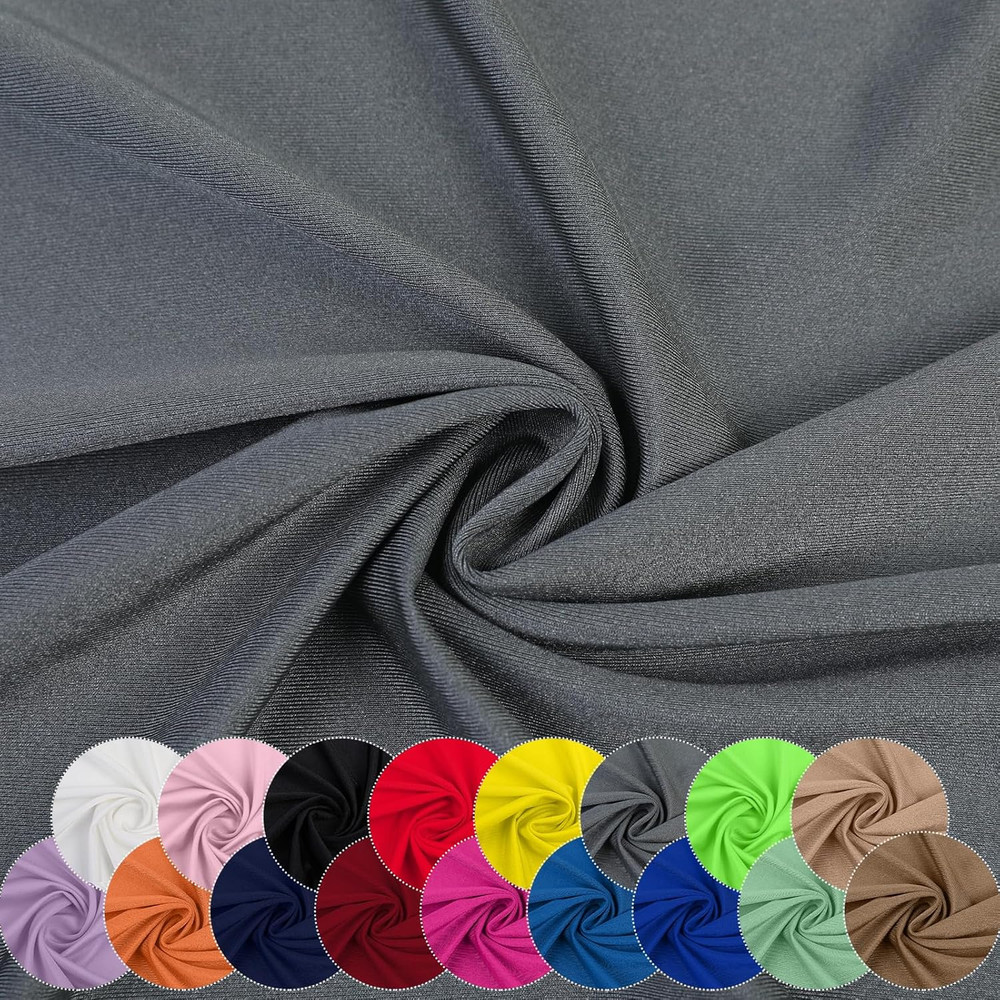 Nylon Spandex Fabric, 80% Nylon, 20% Spandex, Swimwear, Activewear Fabric 4 Way
