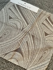 Fabricut Fabric Sample Remnant 11” Bowsprit Driftwood Neutral Crafts