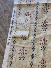Vintage GREEFF Fabric Sample Kennebunkport 36 In x 33 In Screen Print Cotton