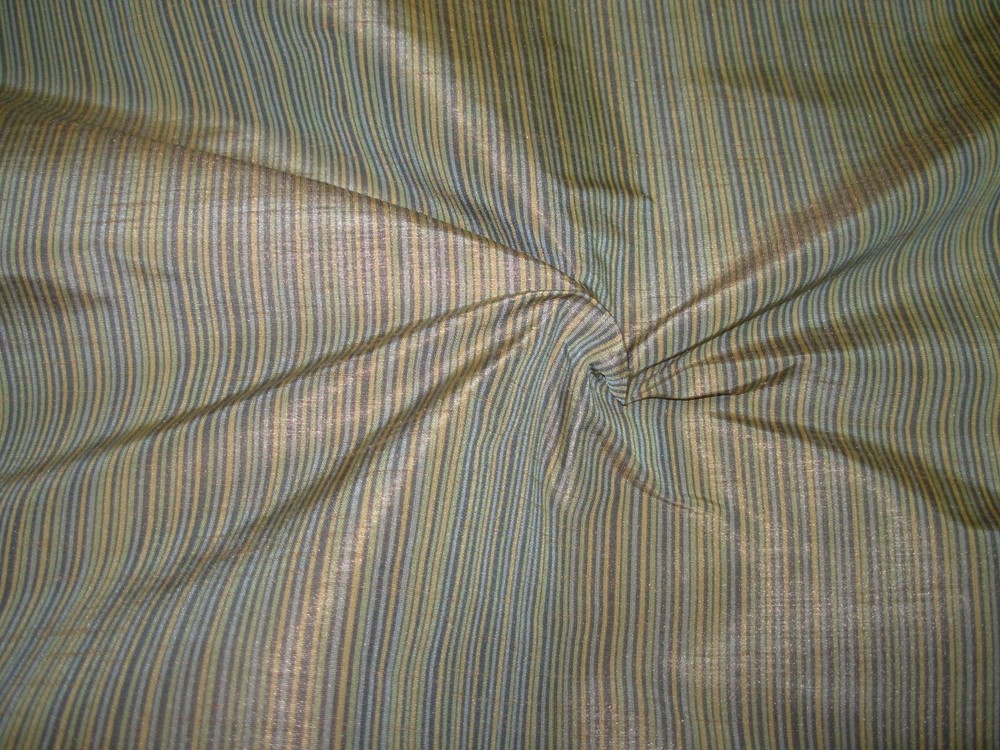 10 YDS FAUX SILK STRIPES DRAPERY UPHOLSTERY FABRIC FOR LESS