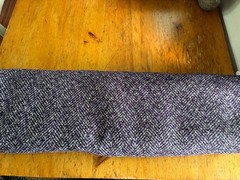 $33 for 2 1/2 Yards, Purple/Black Wool Blend, For Jacket,Skirts, Upholstery