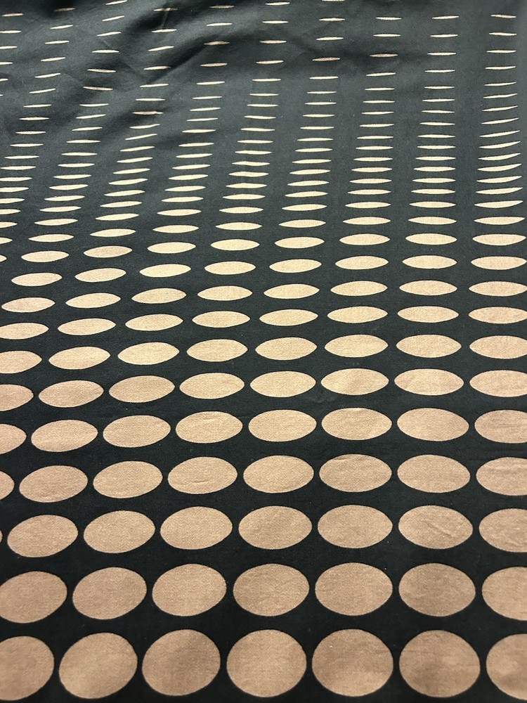 Apparel Pima Cottom Fabric High Style Coffee Brown/ Black Fabric 3.5 Ydsx30”