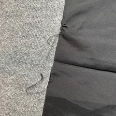 Unbranded Black Fabric Textile Material Crafting Piece 39″x43″ DAMAGED / AS IS