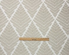 BALLARD DESIGNS EMMELINE OYSTER BEIGE CRYPTON PERFORMANCE FABRIC BY YARD 55″W