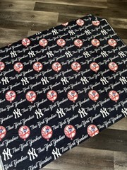 Fleece Fabric NY Yankees New York MLB Baseball 62 Inches Wide x 1.3 Yards