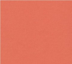 2.3 YDS Cotton Quilting Fabric Rem KAUFMAN Kona Cotton Nectarine Solid Orange