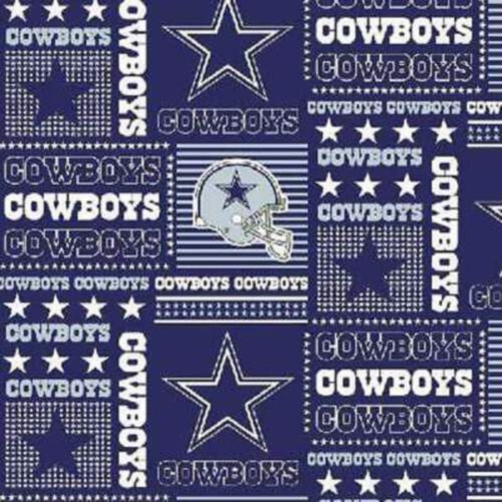 Cowboys Patch Cotton Fabric (1 yard)