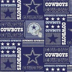Cowboys Patch Cotton Fabric (1 yard)