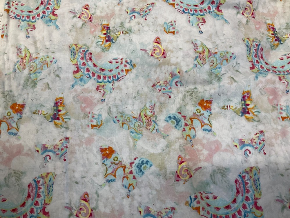 WILMINGTON-WILD BLUSH #1077-89219-134 BUTTERFLIES A/O PINK BY DANHUI NAI- BTY