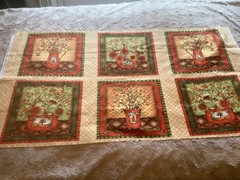 Colorful Harvest Home Cotton Blocks Panel Wilmington Prints New