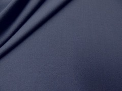 1+ Yards Light Weight Blue Crepe Weave 100% Wool Suiting XPY6104