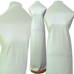Thin Soft Wet Leather look Lambskin 4-way Stretch Vinyl Fabric Bodycon Dress 54″