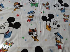 Fabric Mickey And Friends Celebration 66 L X 54 W Multicolor