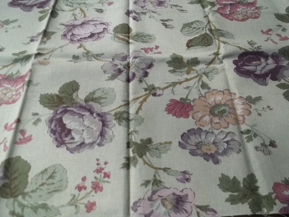 Purple & Pink Flowers Print Material Floral Printed Fabric 55″ x 21″ MT102