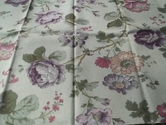 Purple & Pink Flowers Print Material Floral Printed Fabric 55″ x 21″ MT102