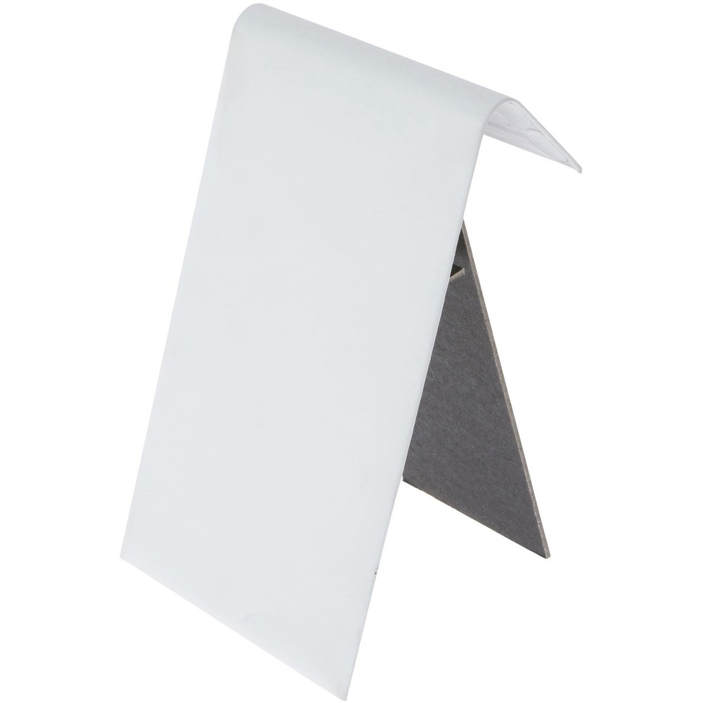Plymor White Faux Leather Medium 4.75″ x 5″ x 7.375″,