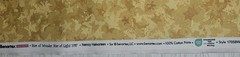 108 Quilt Backing Fabric Stars Gold Patriotic BENARTEX Cotton 3 CONTINUOUS YARDS