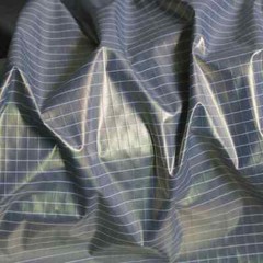 58‘’ Wide Yard Nylon Rip-Stop Fabric Plaid Glitter Cired Winter Jacket Material