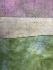 20 Plant Dyed Antique Homespun Fabric Squares 9*9 In Soft Pink Quilt Slow Stitch