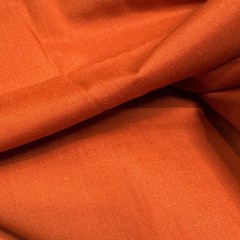 Joann Fabrics Solid Burnt Orange Red Polyester Blend Nearly 2 Yards 60 X 46.5”