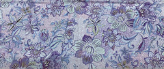 HOBBY LOBBY – PURPLE FLORAL COTTON– 3/8 YARD