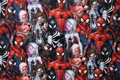 Springs Spiderman and Friends Superheroes Avengers By the 1/4 yard cotton fabric